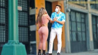 Big Booty Dél Amerikai Seduces The Rich Stranger To Fuck Her Juicy Pussy