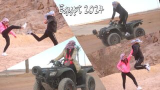 Motor, vagina és baszás: izgat, ahogy a sínai-sivatagban motorozik egy vadító ribanc, egyiptom 2024